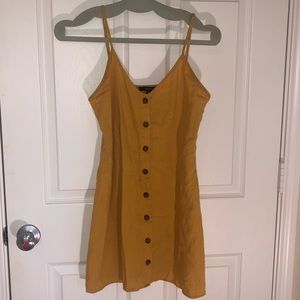 Spaghetti Strap Marigold Dress